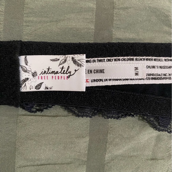 Free People Black Lace Bralette - Picture 3 of 4